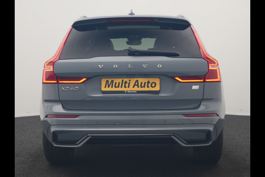 Volvo XC60 T6 AWD Plus Dark LONG RANGE PHEV 350pk Dealer O.H. | Trekhaak Af Fabriek | Panodak | Adaptive Cruise | 360 Camera | Nappa Lederen Sportstoelen Memory & Ventilatie | Blis | Keyless | Stoelen & Stuur Verwarmd | Google Assistent | Apple Carplay  Plug In Hybrid |