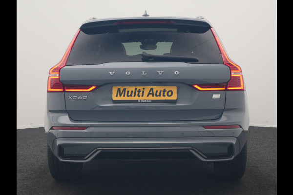 Volvo XC60 T6 AWD Plus Dark LONG RANGE PHEV 350pk Dealer O.H. | Trekhaak Af Fabriek | Panodak | Adaptive Cruise | 360 Camera | Nappa Lederen Sportstoelen Memory & Ventilatie | Blis | Keyless | Stoelen & Stuur Verwarmd | Google Assistent | Apple Carplay  Plug In Hybrid |