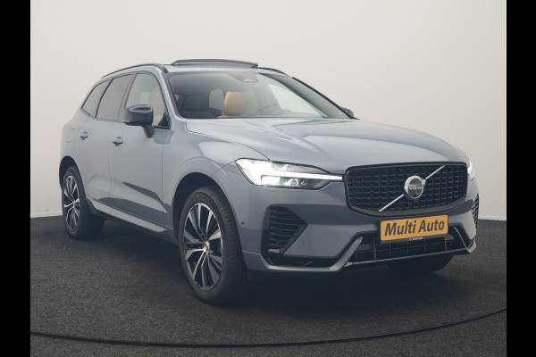 Volvo XC60 T6 AWD Plus Dark LONG RANGE PHEV 350pk Dealer O.H. | Trekhaak Af Fabriek | Panodak | Adaptive Cruise | 360 Camera | Nappa Lederen Sportstoelen Memory & Ventilatie | Blis | Keyless | Stoelen & Stuur Verwarmd | Google Assistent | Apple Carplay  Plug In Hybrid |
