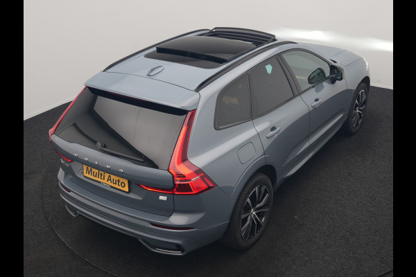 Volvo XC60 T6 AWD Plus Dark LONG RANGE PHEV 350pk Dealer O.H. | Trekhaak Af Fabriek | Panodak | Adaptive Cruise | 360 Camera | Nappa Lederen Sportstoelen Memory & Ventilatie | Blis | Keyless | Stoelen & Stuur Verwarmd | Google Assistent | Apple Carplay  Plug In Hybrid |
