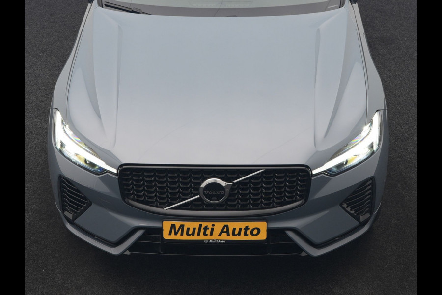 Volvo XC60 T6 AWD Plus Dark LONG RANGE PHEV 350pk Dealer O.H. | Trekhaak Af Fabriek | Panodak | Adaptive Cruise | 360 Camera | Nappa Lederen Sportstoelen Memory & Ventilatie | Blis | Keyless | Stoelen & Stuur Verwarmd | Google Assistent | Apple Carplay  Plug In Hybrid |