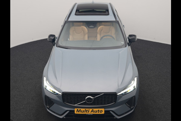 Volvo XC60 T6 AWD Plus Dark LONG RANGE PHEV 350pk Dealer O.H. | Trekhaak Af Fabriek | Panodak | Adaptive Cruise | 360 Camera | Nappa Lederen Sportstoelen Memory & Ventilatie | Blis | Keyless | Stoelen & Stuur Verwarmd | Google Assistent | Apple Carplay  Plug In Hybrid |