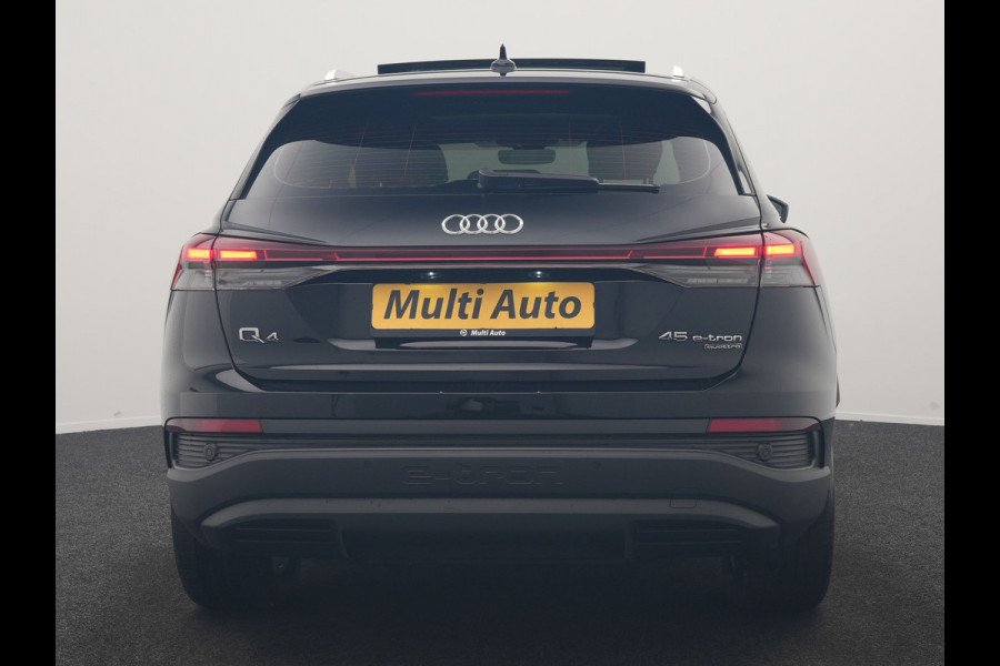 Audi Q4 e-tron 45 Quattro Edition 77 kWh 265pk Dealer O.H. | Panoramadak | Sonos Audio | Navigatie Ful Map | Virtual Cockpit | DAB | 19"L.M |