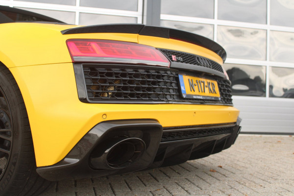 Audi R8 Spyder 5.2 Performance Quattro 620pk | Capristo | Bucket seats | Vegas yellow Matt