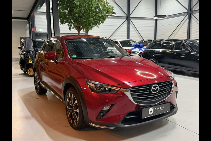 Mazda CX-3 2.0 SkyActiv-G 120 GT-M Garantie Automaat|Dealeronderhouden|Leder|18''|Xenon|Camera|CarPlay|Navi