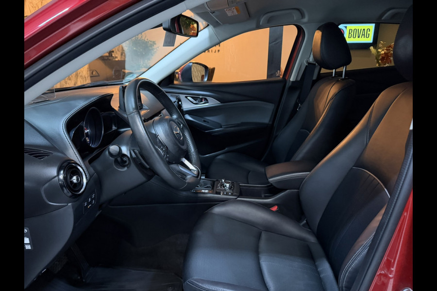 Mazda CX-3 2.0 SkyActiv-G 120 GT-M Garantie Automaat|Dealeronderhouden|Leder|18''|Xenon|Camera|CarPlay|Navi