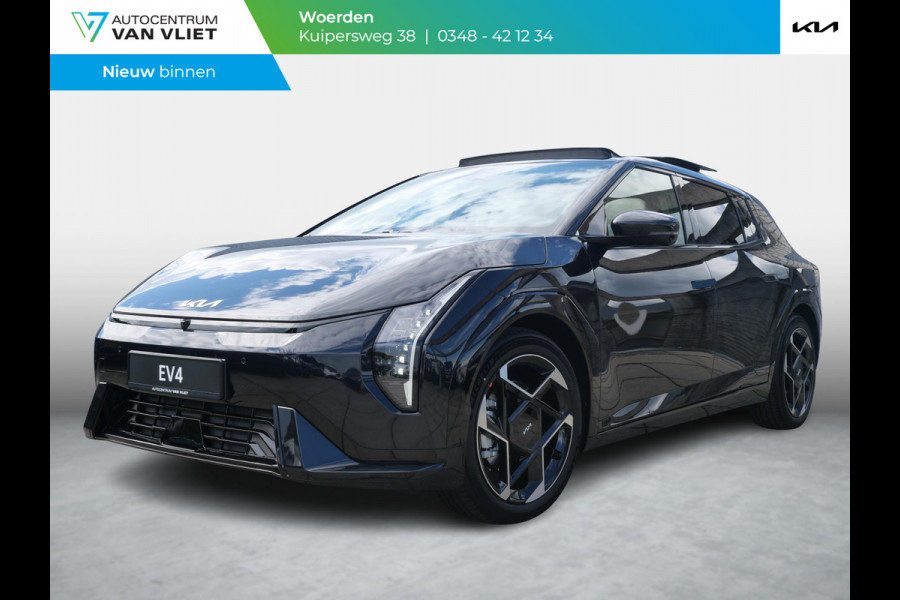 Kia EV4 GT-PlusLine 81.4 kWh | Adaptief | Clima | Stoel/stuurverwarming | Schuifkantel dak |