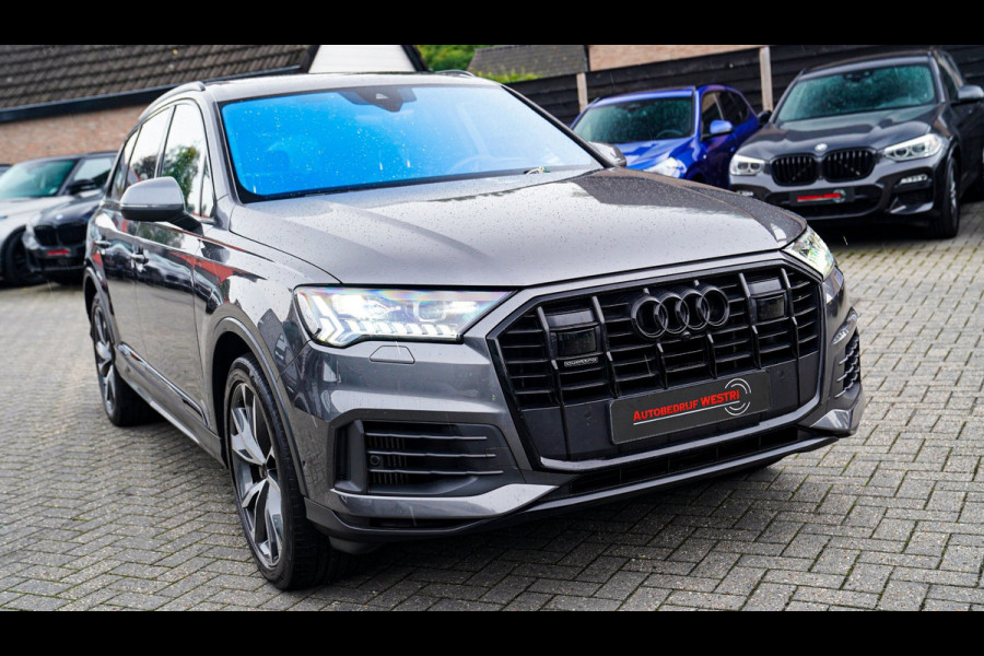 Audi Q7 55 TFSI e quattro Pro Line Plus | Luchtvering | Head Up Display | Elektrisch trekhaak | Apple Carplay | Bang & Olufsen