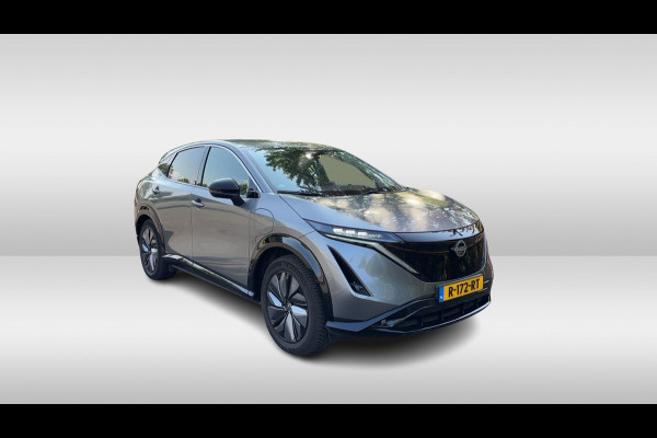 Nissan ARIYA Advance 66 kWh / Trekhaak / 360Camera / Keyless / Sfeerverlichting / 19'' / CarPlay / Stoel+Stuurverwarming / Dodehoek / DAB / ACC