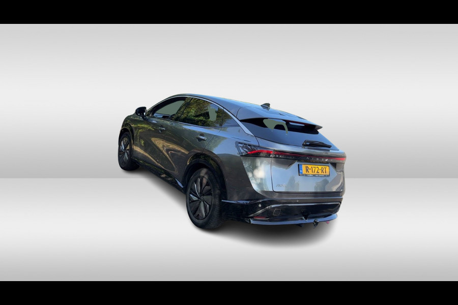 Nissan ARIYA Advance 66 kWh / Trekhaak / 360Camera / Keyless / Sfeerverlichting / 19'' / CarPlay / Stoel+Stuurverwarming / Dodehoek / DAB / ACC