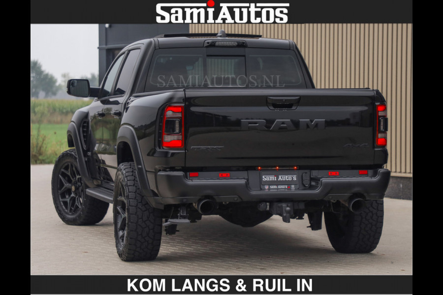 Dodge Ram TRX HELLCAT | 6.2 V8 712PK SUPERCHARGER | RODE STIKSELS | FULLY LOADED | CARBON | CREW CAB | DUBBELE CABINE | 5 PERSOONS | De specialist in Amerikaanse pick‑ups in Nederland en Europa.