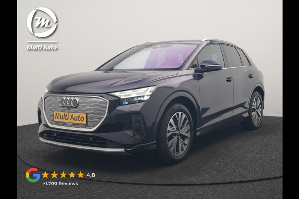 Audi Q4 e-tron 40 S edition 82 kWh 204pk Dealer O.H. | Adaptive Cruise | Head Up | Camera | Lederen Sportstoelen Memory & Verwarmd | Blis | Keyless | Matrix LED | Apple Carplay | Navigatie | DAB | 19"L.M |