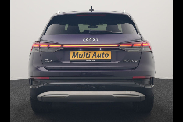 Audi Q4 e-tron 40 S edition 82 kWh 204pk Dealer O.H. | Adaptive Cruise | Head Up | Camera | Lederen Sportstoelen Memory & Verwarmd | Blis | Keyless | Matrix LED | Apple Carplay | Navigatie | DAB | 19"L.M |