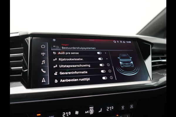 Audi Q4 e-tron 40 S edition 82 kWh 204pk Dealer O.H. | Adaptive Cruise | Head Up | Camera | Lederen Sportstoelen Memory & Verwarmd | Blis | Keyless | Matrix LED | Apple Carplay | Navigatie | DAB | 19"L.M |