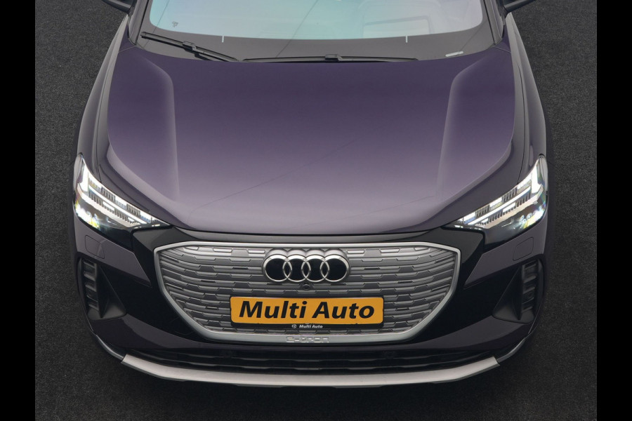 Audi Q4 e-tron 40 S edition 82 kWh 204pk Dealer O.H. | Adaptive Cruise | Head Up | Camera | Lederen Sportstoelen Memory & Verwarmd | Blis | Keyless | Matrix LED | Apple Carplay | Navigatie | DAB | 19"L.M |