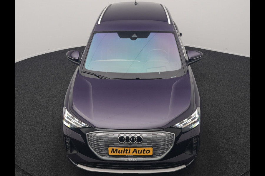 Audi Q4 e-tron 40 S edition 82 kWh 204pk Dealer O.H. | Adaptive Cruise | Head Up | Camera | Lederen Sportstoelen Memory & Verwarmd | Blis | Keyless | Matrix LED | Apple Carplay | Navigatie | DAB | 19"L.M |