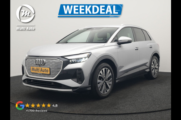 Audi Q4 e-tron 50 quattro Advanced edition 82 kWh 300pk Dealer O.H. | Apple Carplay | Voorstoelen Verwarmd | Navigatie Plus | 19"L.M | LED | Cruise Control | DAB | Virtual |
