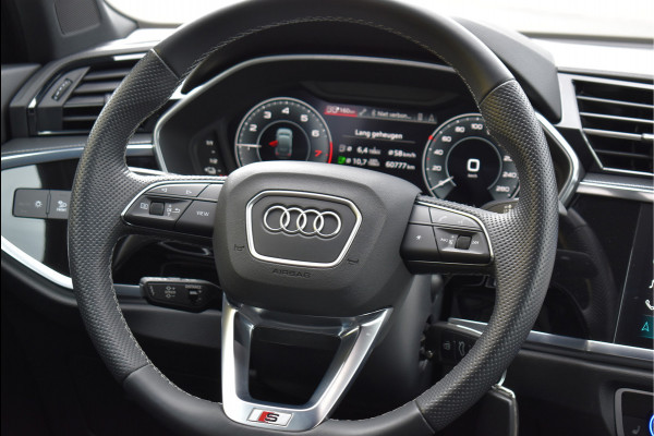 Audi Q3 Sportback 45 TFSI e S-Line Black Ed Soh 94% Navi Leder Camera Trekhaak 19 Inch