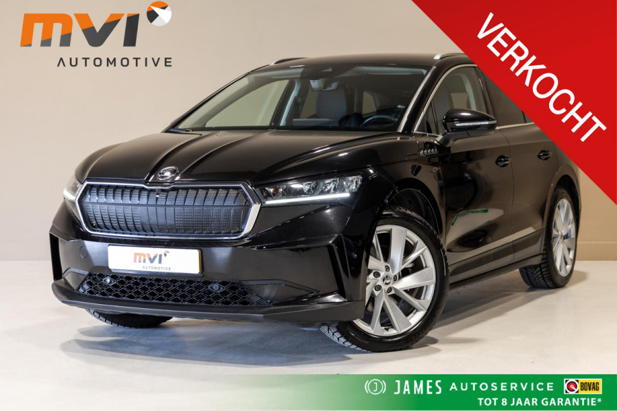 Škoda ENYAQ iV 80 SOH 94% / 204pk / Trekhaak / Dodehoek herkenning / Leder /