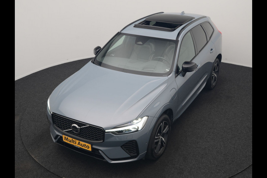 Volvo XC60 T6 AWD R-Design PHEV 340pk Dealer O.H. | Panodak | Adaptive Cruise | Head Up | 360 Camera | Harman / Kardon | Lederen Sportstoelen Memory & Verwarmd | Stuur Verwarmd | Google Assistent | Keyless | Apple Carplay | Navigatie | DAB | Plug In Hybrid |
