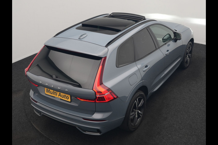 Volvo XC60 T6 AWD R-Design PHEV 340pk Dealer O.H. | Panodak | Adaptive Cruise | Head Up | 360 Camera | Harman / Kardon | Lederen Sportstoelen Memory & Verwarmd | Stuur Verwarmd | Google Assistent | Keyless | Apple Carplay | Navigatie | DAB | Plug In Hybrid |