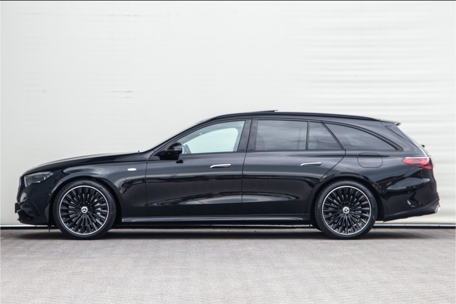 Mercedes-Benz E-Klasse Estate 300 e AMG Premium, Hyperscreen, Distronic, Pano, Bruin Leder, Trekhaak, Nightpakket 2025
