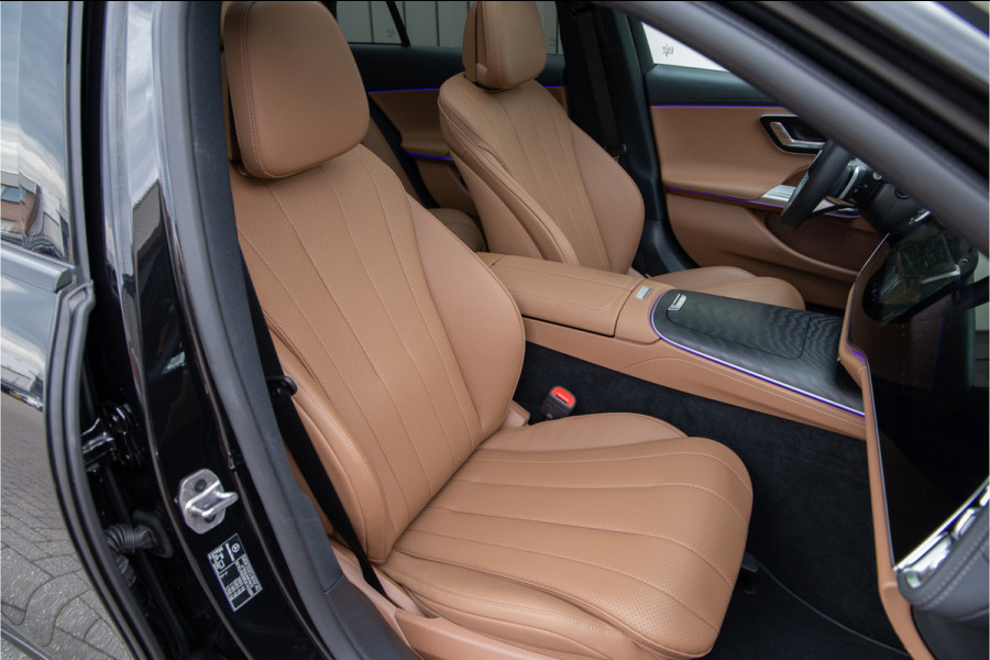 Mercedes-Benz E-Klasse Estate 300 e AMG Premium, Hyperscreen, Distronic, Pano, Bruin Leder, Trekhaak, Nightpakket 2025