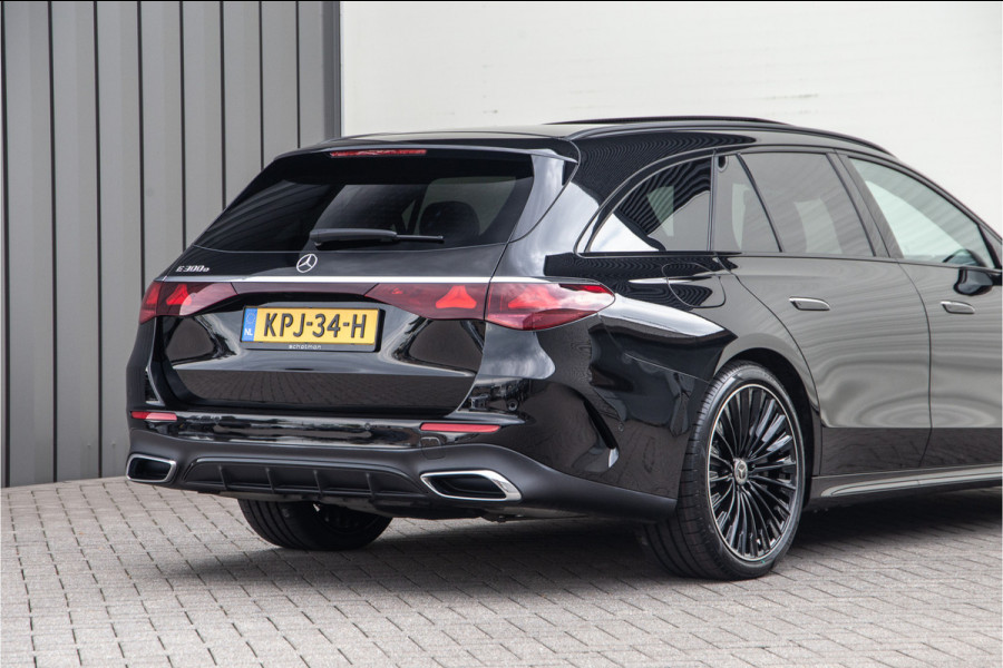 Mercedes-Benz E-Klasse Estate 300 e AMG Premium, Hyperscreen, Distronic, Pano, Bruin Leder, Trekhaak, Nightpakket 2025