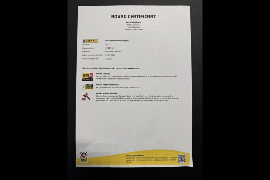 Land Rover Discovery Sport P270e SE R-Dynamic/black-pack/Leer/Eiger Grey/trekhaak /panorama