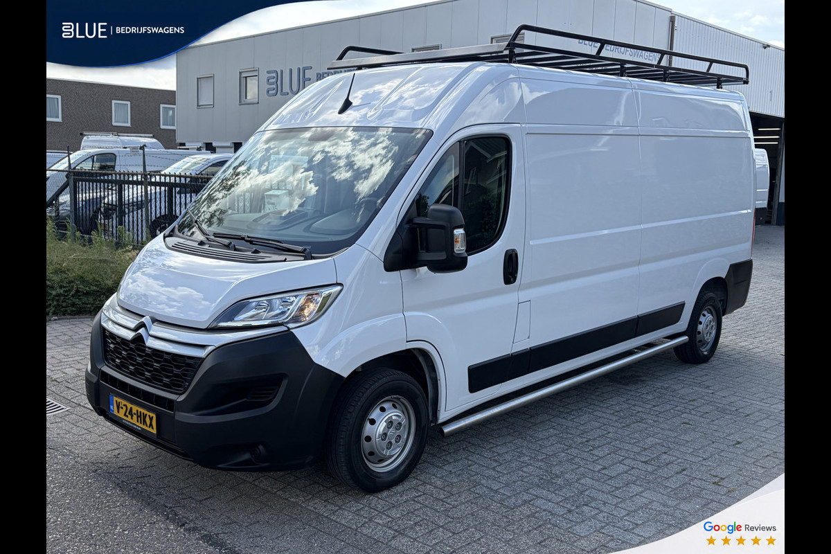 Citroën Jumper 2.2 BlueHDi 140PK E6 L3H2 3.3t ✓ 3-zits ✓imperiaal ✓camera ✓navigatie ✓clima