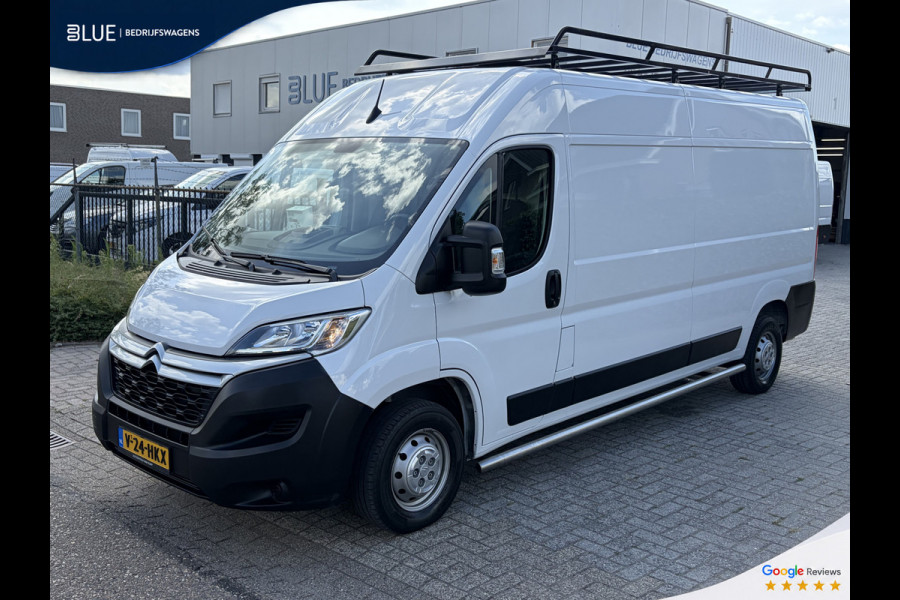 Citroën Jumper 2.2 BlueHDi 140PK E6 L3H2 3.3t ✓ 3-zits ✓imperiaal ✓camera ✓navigatie ✓clima