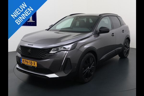 Peugeot 3008 1.6 HYbrid 225 GT BLACK PAKKET | 19 INCH LM-VELGEN | FOCAL PREMIUM AUDIO | ELEKTRISCHE KOFFERBAK | MEMORY SEATS | STOELVERWARMING | ALCANTARA/LEDER INTERIEUR | i-COCKPIT | 180° CAMERA | ADAPTIVE CRUISE CONTROL | RIJKLAAR INCL. 12 MND. BOVAG GARANTIE