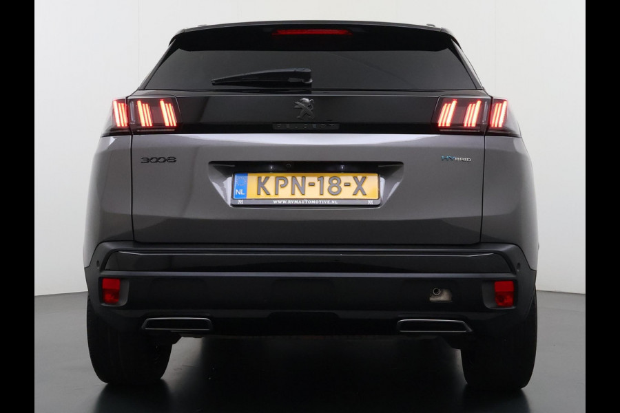 Peugeot 3008 1.6 HYbrid 225 GT BLACK PAKKET | 19 INCH LM-VELGEN | FOCAL PREMIUM AUDIO | ELEKTRISCHE KOFFERBAK | MEMORY SEATS | STOELVERWARMING | ALCANTARA/LEDER INTERIEUR | i-COCKPIT | 180° CAMERA | ADAPTIVE CRUISE CONTROL | RIJKLAAR INCL. 12 MND. BOVAG GARANTIE