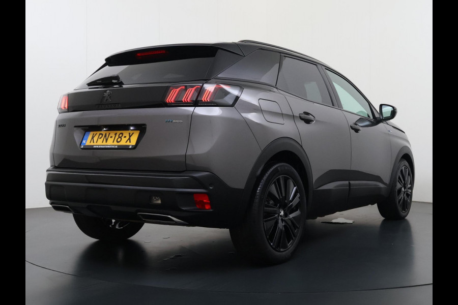 Peugeot 3008 1.6 HYbrid 225 GT BLACK PAKKET | 19 INCH LM-VELGEN | FOCAL PREMIUM AUDIO | ELEKTRISCHE KOFFERBAK | MEMORY SEATS | STOELVERWARMING | ALCANTARA/LEDER INTERIEUR | i-COCKPIT | 180° CAMERA | ADAPTIVE CRUISE CONTROL | RIJKLAAR INCL. 12 MND. BOVAG GARANTIE