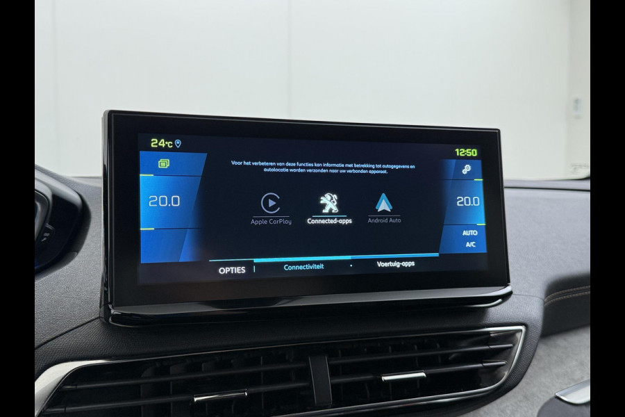 Peugeot 3008 1.6 HYbrid 225 GT BLACK PAKKET | 19 INCH LM-VELGEN | FOCAL PREMIUM AUDIO | ELEKTRISCHE KOFFERBAK | MEMORY SEATS | STOELVERWARMING | ALCANTARA/LEDER INTERIEUR | i-COCKPIT | 180° CAMERA | ADAPTIVE CRUISE CONTROL | RIJKLAAR INCL. 12 MND. BOVAG GARANTIE
