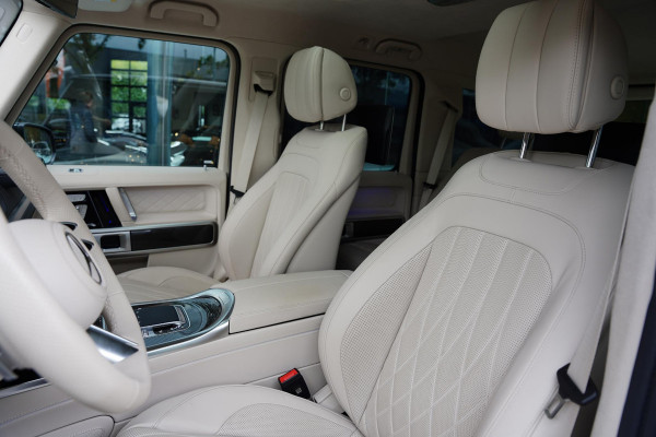 Mercedes-Benz G-Klasse 580 / 116 kWh / Robijnrood / Leder Beige / Grille Verlicht