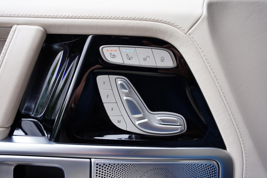 Mercedes-Benz G-Klasse 580 / 116 kWh / Robijnrood / Leder Beige / Grille Verlicht