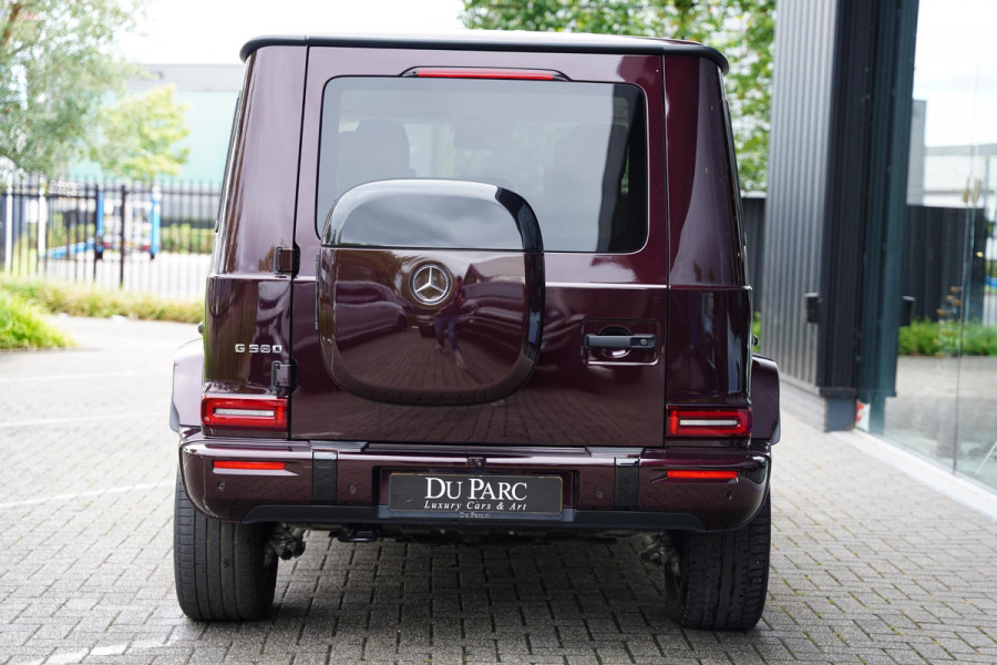 Mercedes-Benz G-Klasse 580 / 116 kWh / Robijnrood / Leder Beige / Grille Verlicht
