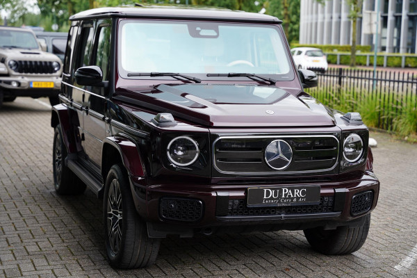 Mercedes-Benz G-Klasse 580 / 116 kWh / Robijnrood / Leder Beige / Grille Verlicht