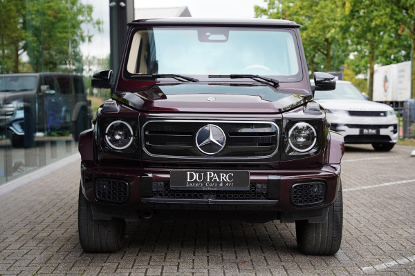 Mercedes-Benz G-Klasse 580 / 116 kWh / Robijnrood / Leder Beige / Grille Verlicht