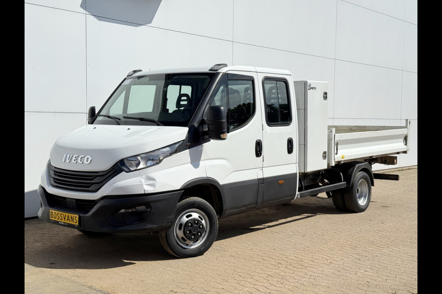 Iveco Daily 35C16 3.0 Dubbele Cabine Kipper Dubbellucht 3,5t Trekhaak 6 Stoelen Airco Cruise Control Benne Tipper