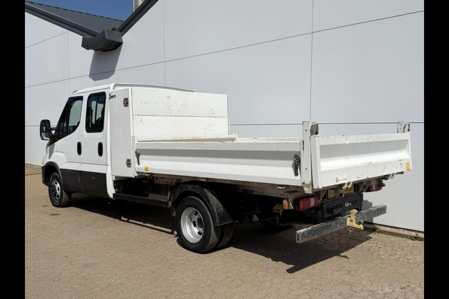 Iveco Daily 35C16 3.0 Dubbele Cabine Kipper Dubbellucht 3,5t Trekhaak 6 Stoelen Airco Cruise Control Benne Tipper