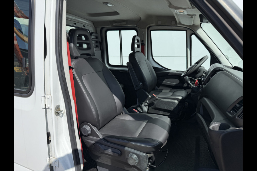 Iveco Daily 35C16 3.0 Dubbele Cabine Kipper Dubbellucht 3,5t Trekhaak 6 Stoelen Airco Cruise Control Benne Tipper