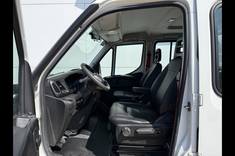 Iveco Daily 35C16 3.0 Dubbele Cabine Kipper Dubbellucht 3,5t Trekhaak 6 Stoelen Airco Cruise Control Benne Tipper