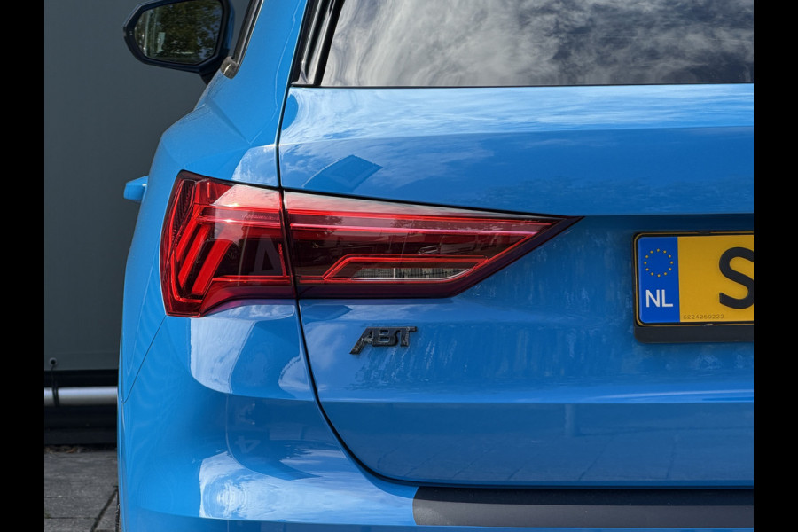 Audi Q3 BWJ 2019 | 35TFSI 190PK S Line Pro Line S AUTOMAAT | TREKHAAK | PANO DAK | 3X S-LINE | LEER | CAMERA A | ABT | EL KOFFER | NAVI | CLIMA