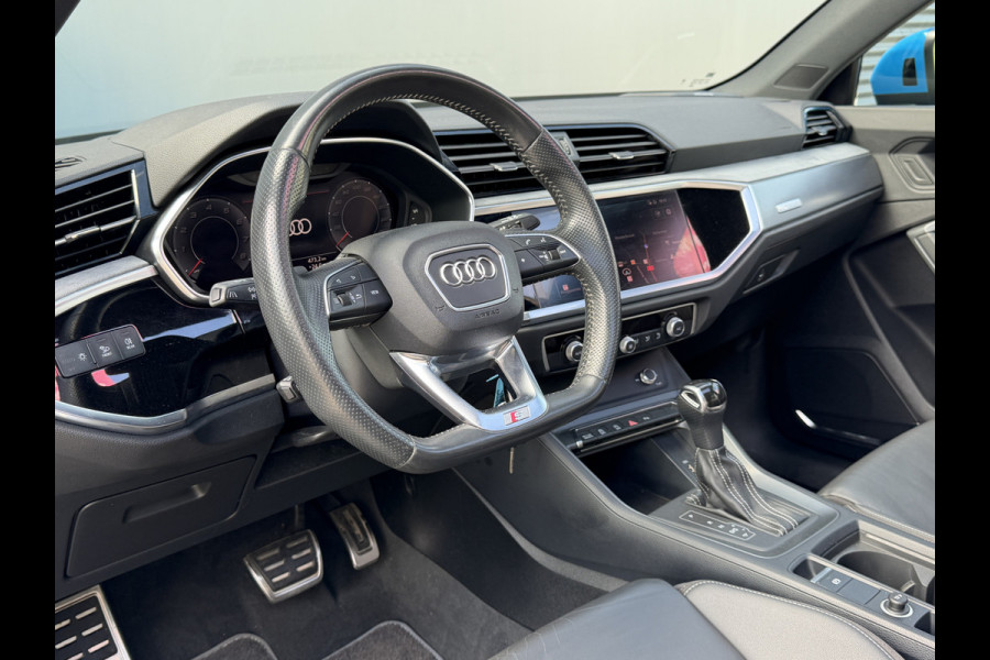 Audi Q3 BWJ 2019 | 35TFSI 190PK S Line Pro Line S AUTOMAAT | TREKHAAK | PANO DAK | 3X S-LINE | LEER | CAMERA A | ABT | EL KOFFER | NAVI | CLIMA