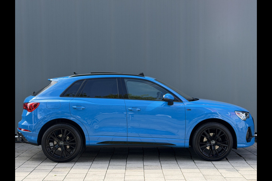 Audi Q3 BWJ 2019 | 35TFSI 190PK S Line Pro Line S AUTOMAAT | TREKHAAK | PANO DAK | 3X S-LINE | LEER | CAMERA A | ABT | EL KOFFER | NAVI | CLIMA