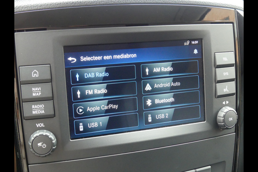 Mercedes-Benz Vito 114 CDI Lang Dubbel Cabine Dubbele schuifdeuren Leer/Navi/Camera