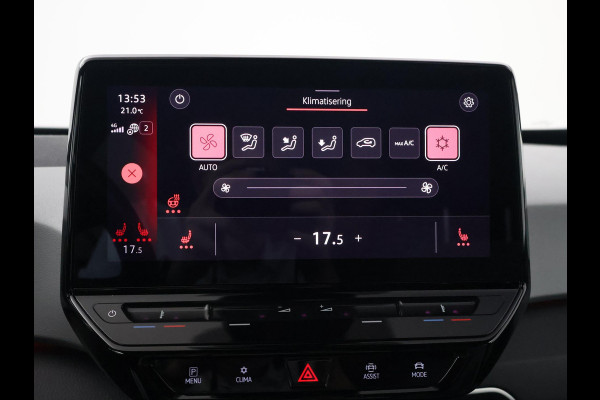 Volkswagen ID.3 PRO 58 KWH + SFEERVERLICHTING | ADAPTIVE CRUISE | 18 INCH | CAMERA | STOEL/STUURVERW. | CARPLAY
