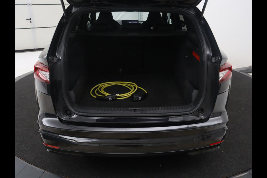 Škoda Enyaq iV 60 Sportline | SOH 92,3% | Leder/alcantara | Adaptive cruise | Stuur/stoel verwarming | Climate control | 3 zone klimaat | Sfeerverlichting | Carplay | Camera | Park assist